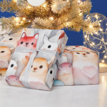 Cute animals lovely Wrapping Paper