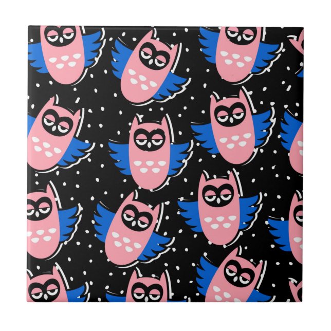 Cute Animals Pattern Tile (Front)