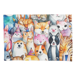 Cute animals pillowcase