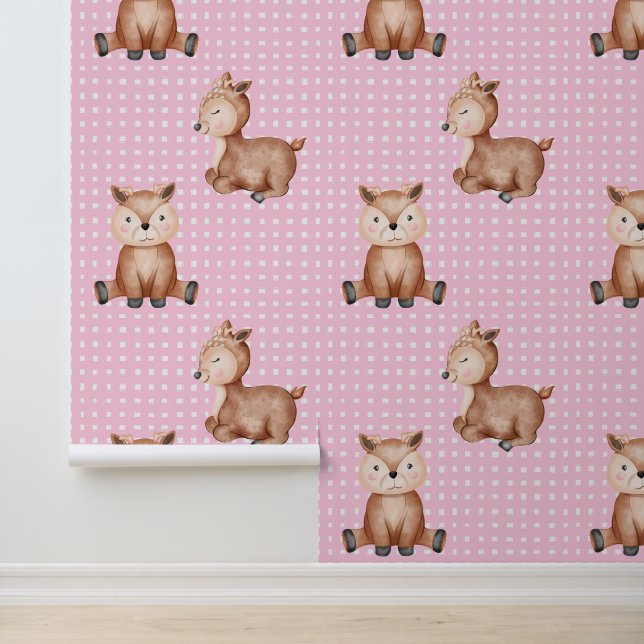 Cute animals pink wallpaper (Application)