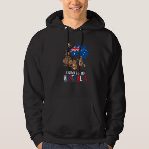 Cute Animals Platypus Quokka Sugar Glider Kangaroo Hoodie