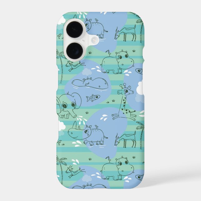Cute animals playing with water 3 (Back)