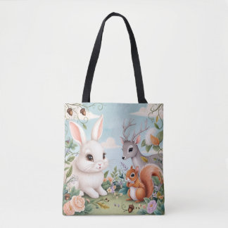 Cute animals Shoulder Tote