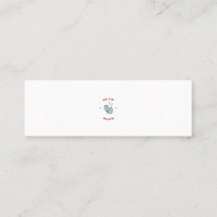 Cute animals Valentines marine biologist Calling Card