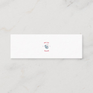 Cute animals Valentines marine biologist Calling Card