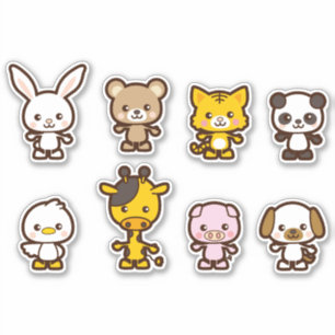 cute animals Vinyl Sticker