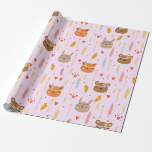 Cute Animals Wrapping Paper
