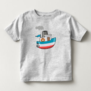 Cute animated boat toddler T-Shirt