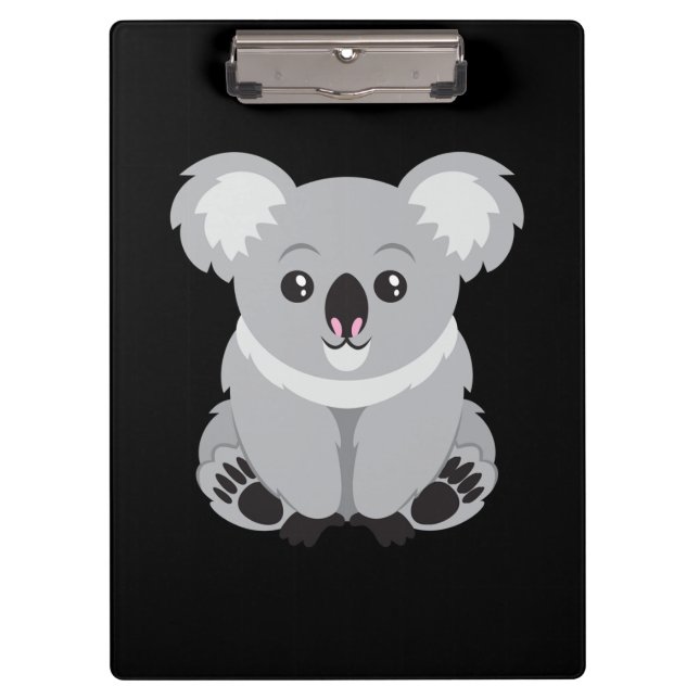 Cute animated Koala Bear Clipboard (Front)