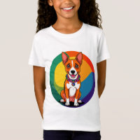 Cute Animated Puppy with Collar
