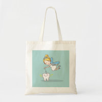 Cute animated tooth fairy
