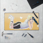 Cute Anime Character Daydreaming Mouse Pad Mat<br><div class="desc">Bring a touch of whimsy to your workspace with this anime-style mouse pad/mat featuring a daydreaming character in soft pastel colours. Perfect for gamers, artists, and anime fans, this high-quality mouse mat blends fun and function. Whether for work or play, it’s the perfect way to brighten up your desk and...</div>