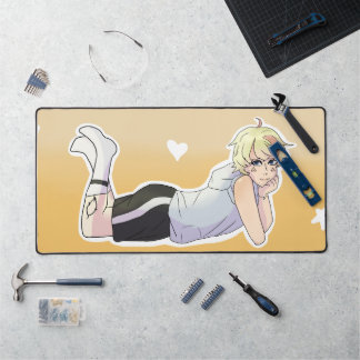 Cute Anime Character Daydreaming Mouse Pad Mat