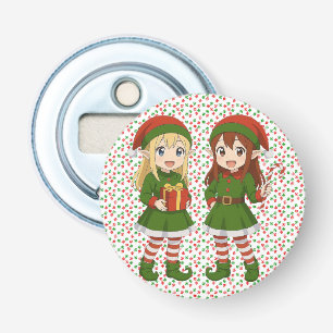 Cute anime Christmas elves Sweatshirt Bottle Opener
