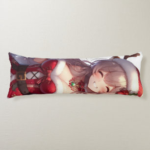 Cute anime Christmas girl Body Cushion