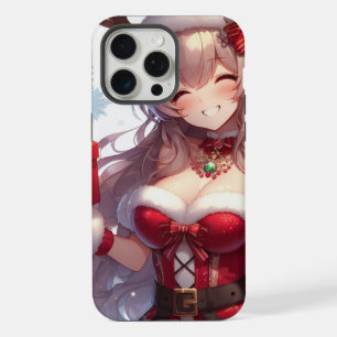 Cute anime Christmas girl iPhone 15 Pro Max Case