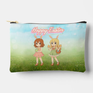Cute anime Easter bunny girls Accessory Pouch