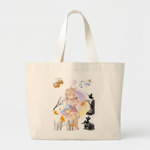 Cute Anime Fairy Princess Tote Bag