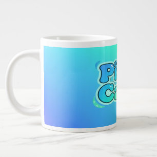 Cute Anime Gamer Boy Pixel Calm Large Coffee Mug