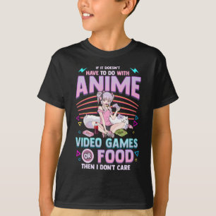 Cute Anime Gamer Girl Funny Kawaii Japanese Manga T-Shirt