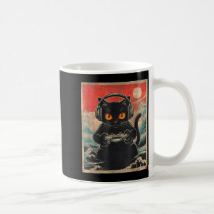 Cute Anime Gamer Kawaii Cat Japanese Gaming Gift B Coffee Mug