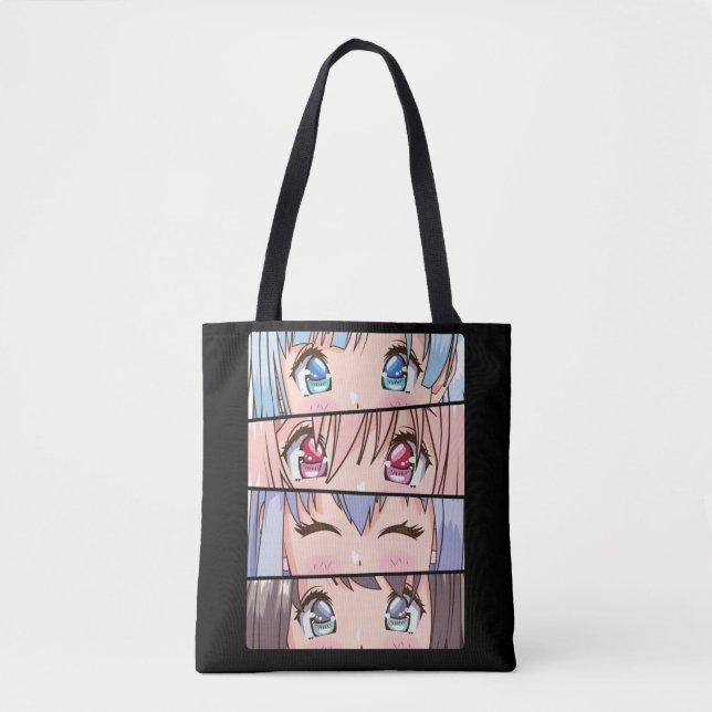 Cute Anime Girl Japan Comic Manga Anime Tote Bag (Front)