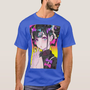 Cute Anime Girl Japanese Aesthetic Anime Tee Otaku