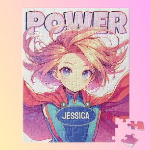 Cute Anime Girl Jigsaw Puzzle