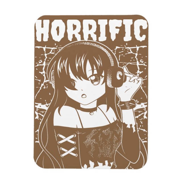 Cute anime girl  magnet (Vertical)
