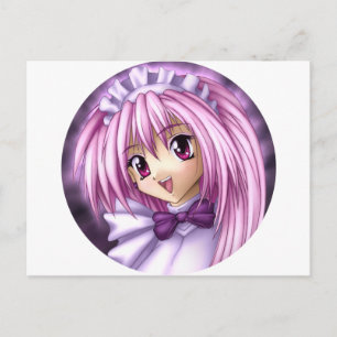 Cute Anime Girl Maid Postcard