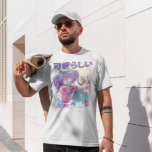 Cute Anime Girl With Ponytails  T-Shirt