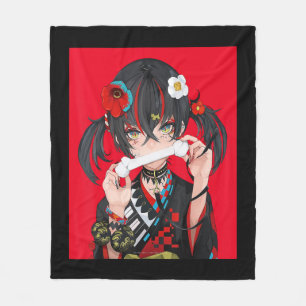 Cute Anime Girls Japanese Aesthetic Costume Gift A Fleece Blanket
