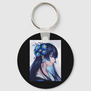 Cute Anime Girls Japanese Aesthetic Costume Gift A Key Ring
