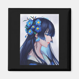 Cute Anime Girls Japanese Aesthetic Costume Gift A Magnet