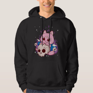 Cute Anime Kawaii Cat Aesthetic Kawaii Pastel Goth Hoodie