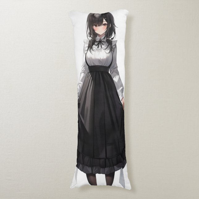 Cute Anime Maid Body Cushion (Front Vertical)
