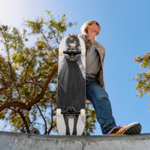 Cute Anime Maid Skateboard