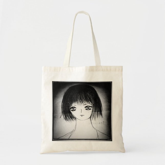 cute anime manga yaei girl  tote bag (Front)