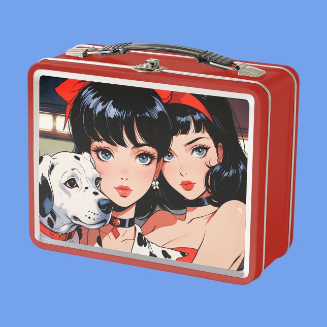Cute anime  metal lunch box (Creator Uploaded)