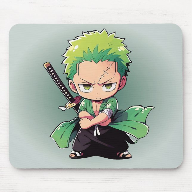 Cute anime  mouse mat (Front)