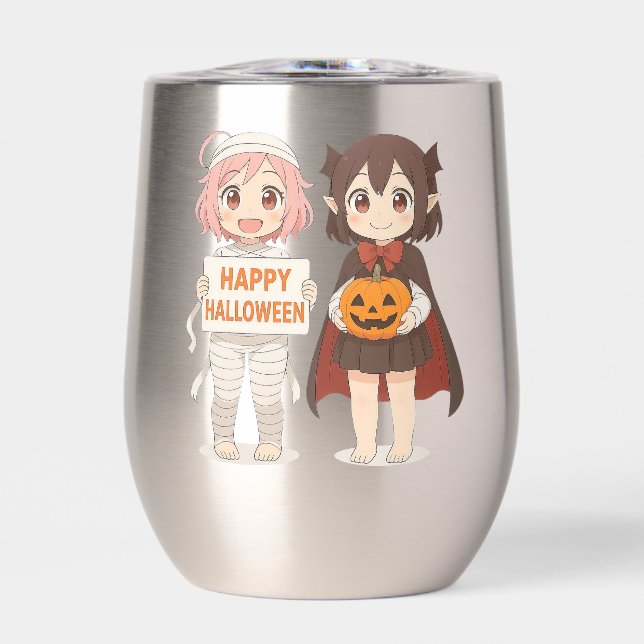 Cute anime mummy & vampire girls (Front)