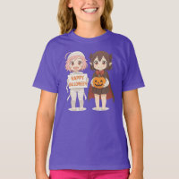 Cute anime mummy & vampire girls