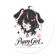 Cute Anime Puppy Girl Soft Soul
