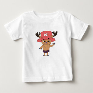 Cute Anime Reindeer Character with Red Medicine Baby T-Shirt