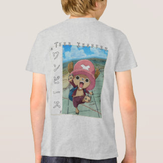 Cute Anime Reindeer Character with Red Medicine  Tri-Blend Shirt