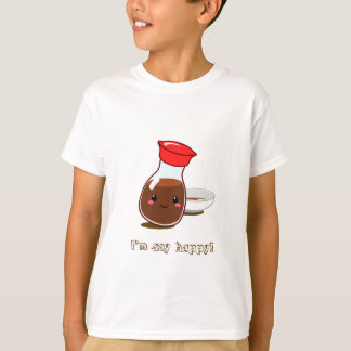 Cute Anime Soy Sauce "I'm soy happy!" T-Shirt