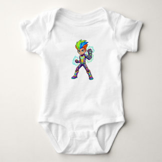 Cute Anime Superhero Baby Bodysuit - Colorful Cart