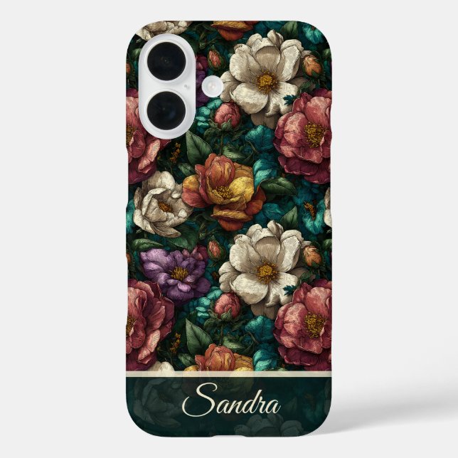 Cute Anniversary Gift Gardenias Name Case-Mate iPhone Case (Back)