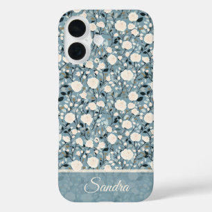 Cute Anniversary Keepsake Rose Flower Name iPhone 16 Case