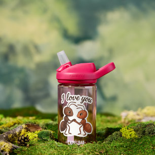 Cute Ant Love Sticker – Romantic Transparent Desig Water Bottle